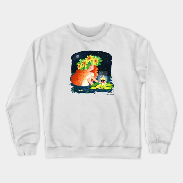 fire flower Crewneck Sweatshirt by PatriciaCo